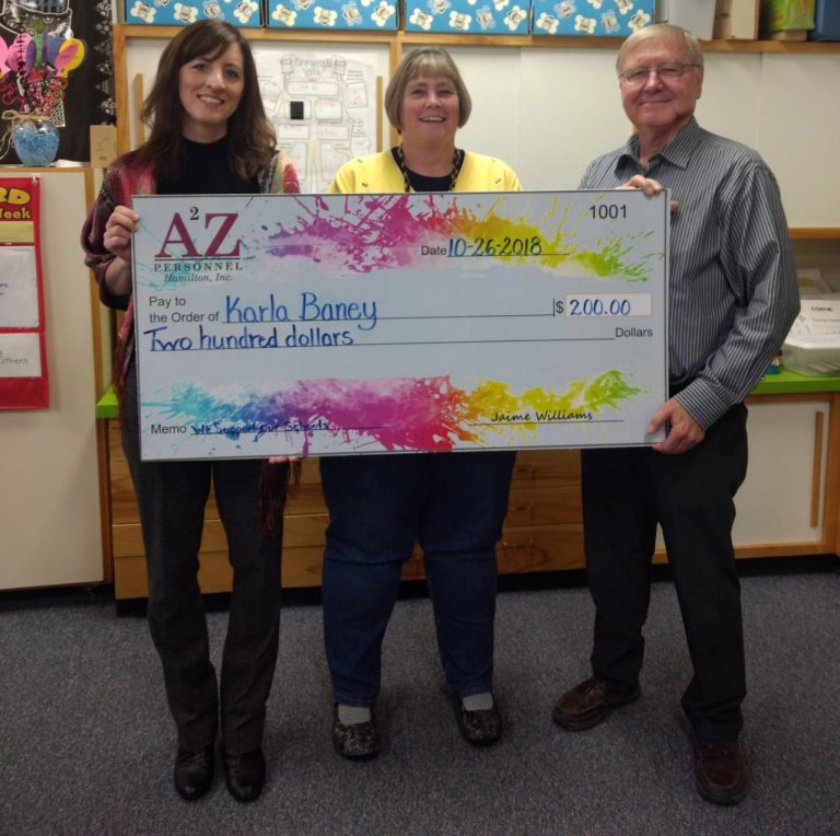 October 2018 Recipient